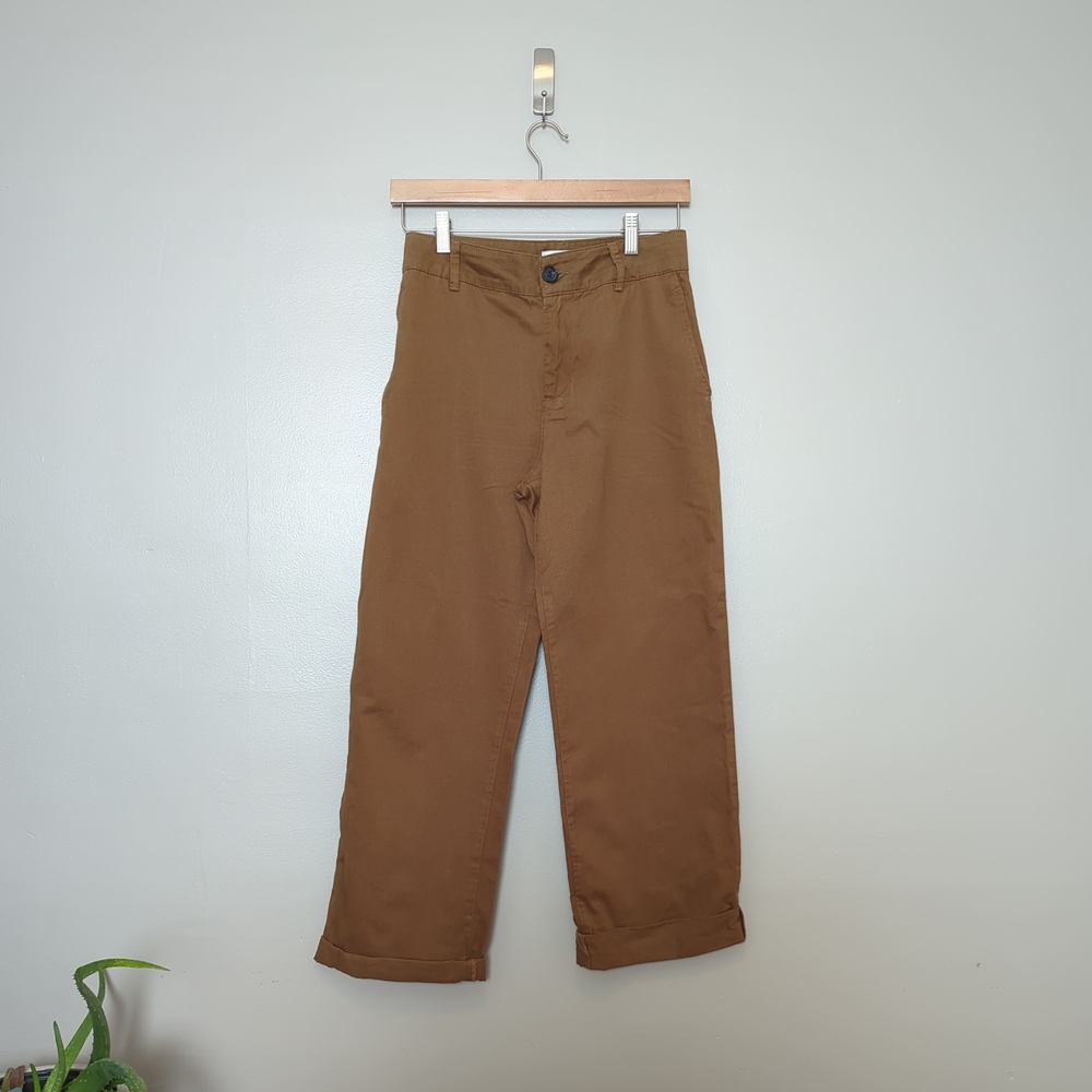 Urban Outfitters Brown Wide-Leg Trousers